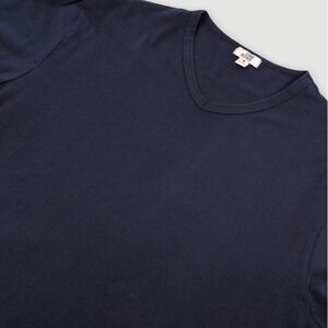 One Bone V Neck Tee Men Size 1 Large Navy Blue Casual Big & Tall